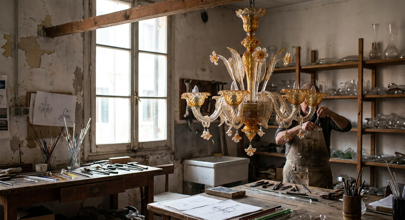 Authentic Murano Glass Chandelier: A Guide to Style and Choice